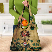 The Irishman-Notorious Grocery Bag Old School Tattoos and Shamrocks Grunge Style