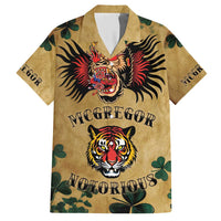 The Irishman-Notorious Hawaiian Shirt Old School Tattoos and Shamrocks Grunge Style