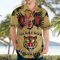 The Irishman-Notorious Hawaiian Shirt Old School Tattoos and Shamrocks Grunge Style