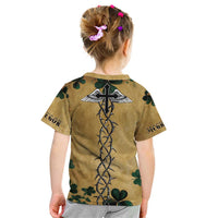 The Irishman-Notorious Kid T Shirt Old School Tattoos and Shamrocks Grunge Style