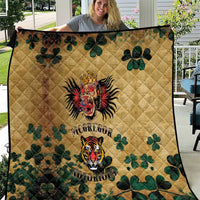 The Irishman-Notorious Quilt Old School Tattoos and Shamrocks Grunge Style