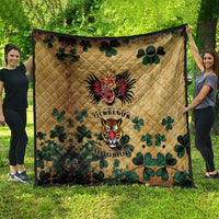 The Irishman-Notorious Quilt Old School Tattoos and Shamrocks Grunge Style