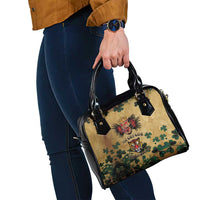 The Irishman-Notorious Shoulder Handbag Old School Tattoos and Shamrocks Grunge Style