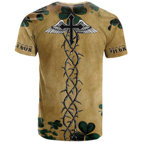 The Irishman-Notorious T Shirt Old School Tattoos and Shamrocks Grunge Style