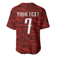 Custom South Korea National Football Baseball Jersey Tigers-Taegeuk Warriors Red