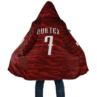 Custom South Korea National Football Cloak Tigers-Taegeuk Warriors Red
