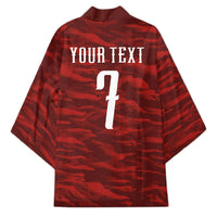 Custom South Korea National Football Kimono Tigers-Taegeuk Warriors Red