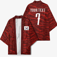 Custom South Korea National Football Kimono Tigers-Taegeuk Warriors Red