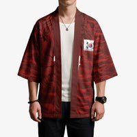 Custom South Korea National Football Kimono Tigers-Taegeuk Warriors Red