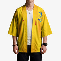 Custom Ukraine National Football Kimono Vyshyvanka Inspired Geometry - Wonder Print Shop