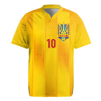 Custom Ukraine National Football Rugby Jersey Vyshyvanka Inspired Geometry - Wonder Print Shop