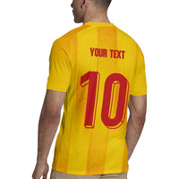 Custom Ukraine National Football Rugby Jersey Vyshyvanka Inspired Geometry - Wonder Print Shop