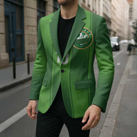 Custom Ireland National Football Blazer Celtics Knot Shamrocks Inspired Geometry - Wonder Print Shop