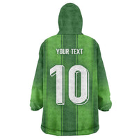 Custom Ireland National Football Wearable Blanket Hoodie Celtics Knot Shamrocks Inspired Geometry - Wonder Print Shop