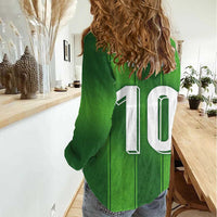 Custom Ireland National Football Women Casual Shirt Celtics Knot Shamrocks Inspired Geometry - Wonder Print Shop