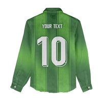 Custom Ireland National Football Women Casual Shirt Celtics Knot Shamrocks Inspired Geometry - Wonder Print Shop