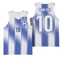 Custom Greece National Football Basketball Jersey Greek Key Inspired Geometry - Wonder Print Shop