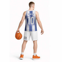 Custom Greece National Football Basketball Jersey Greek Key Inspired Geometry - Wonder Print Shop