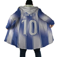 Custom Greece National Football Cloak Greek Key Inspired Geometry - Wonder Print Shop