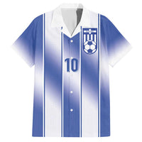 Custom Greece National Football Hawaiian Shirt Greek Key Inspired Geometry - Wonder Print Shop