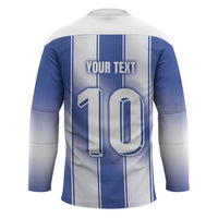 Custom Greece National Football Hockey Jersey Greek Key Inspired Geometry - Wonder Print Shop