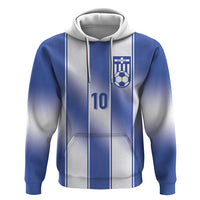 Custom Greece National Football Hoodie Greek Key Inspired Geometry - Wonder Print Shop