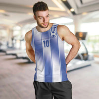 Custom Greece National Football Men Tank Top Greek Key Inspired Geometry - Wonder Print Shop