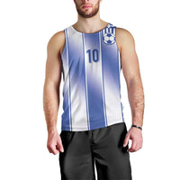 Custom Greece National Football Men Tank Top Greek Key Inspired Geometry - Wonder Print Shop