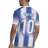 Custom Greece National Football Rugby Jersey Greek Key Inspired Geometry - Wonder Print Shop