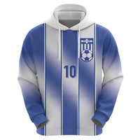Custom Greece National Football Zip Hoodie Greek Key Inspired Geometry - Wonder Print Shop