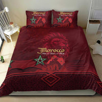 Happy Morocco Proclamation Day Bedding Set Barbary Lion's Roar - Fight for Peace and Freedom - Wonder Print Shop