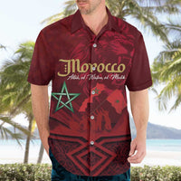 Happy Morocco Proclamation Day Hawaiian Shirt Barbary Lion's Roar - Fight for Peace and Freedom - Wonder Print Shop