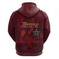 Happy Morocco Proclamation Day Hoodie Barbary Lion's Roar - Fight for Peace and Freedom - Wonder Print Shop
