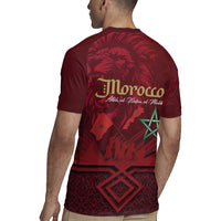 Happy Morocco Proclamation Day Rugby Jersey Barbary Lion's Roar - Fight for Peace and Freedom - Wonder Print Shop