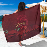 Happy Morocco Proclamation Day Sarong Barbary Lion's Roar - Fight for Peace and Freedom - Wonder Print Shop