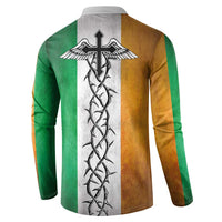 The Ireland - Notorious Button Sweatshirt Old School Tattoos Grunge Style