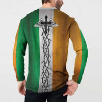 The Ireland - Notorious Button Sweatshirt Old School Tattoos Grunge Style