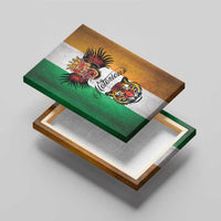 The Ireland - Notorious Canvas Wall Art Old School Tattoos Grunge Style