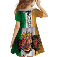 The Ireland - Notorious Family Matching Long Sleeve Bodycon Dress and Hawaiian Shirt Old School Tattoos Grunge Style