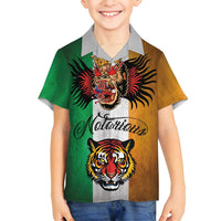 The Ireland - Notorious Family Matching Long Sleeve Bodycon Dress and Hawaiian Shirt Old School Tattoos Grunge Style