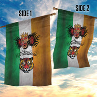 The Ireland - Notorious Garden Flag Old School Tattoos Grunge Style