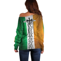 The Ireland - Notorious Off Shoulder Sweater Old School Tattoos Grunge Style