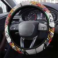 The Ireland - Notorious Steering Wheel Cover Old School Tattoos Grunge Style - Wonder Print Shop