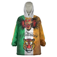The Ireland - Notorious Wearable Blanket Hoodie Old School Tattoos Grunge Style - Wonder Print Shop