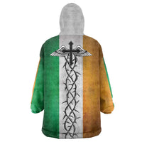 The Ireland - Notorious Wearable Blanket Hoodie Old School Tattoos Grunge Style - Wonder Print Shop