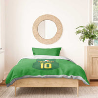 Custom Irish Rugby Bedding Set St Patrick's Day Style - Gilet Costume