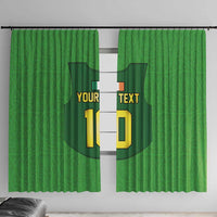 Custom Irish Rugby Window Curtain St Patrick's Day Style - Gilet Costume - Wonder Print Shop