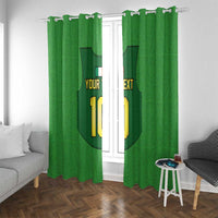 Custom Irish Rugby Window Curtain St Patrick's Day Style - Gilet Costume - Wonder Print Shop