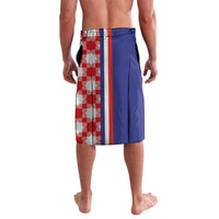 Croatia Hrvatska Checkerboard Half Style Lavalava