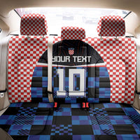 Custom Croatia Kockasti Football Jersey Back Car Seat Cover